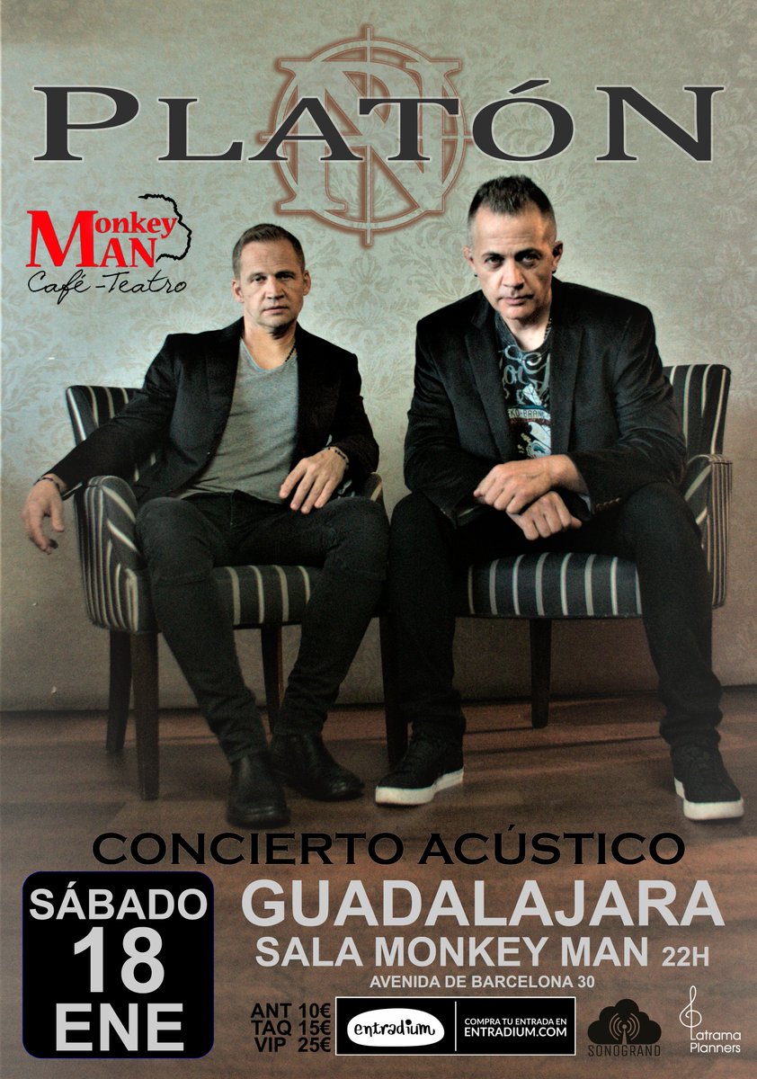 El dúo Platón formado por los hermanos Michel y Chus Platón estarán con nosotros este sábado para ofrecernos unnconcierto acústico.