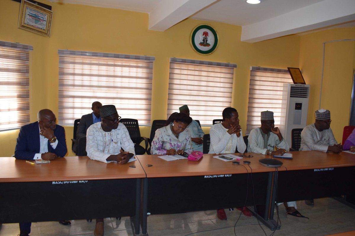 NASC_NG's tweet photo. YESTERDAY: Dr. Muazu Abdulkadir, Permanent Secretary @FmardNg paid a courtesy visit to NASC Headquarters, Sheda, FCT and was accompanied by Mrs. Babangida, Director FDA. He was received by Dr. Phillip Ojo, DG NASC and the management team. https://t.co/PwdhCMRF4q