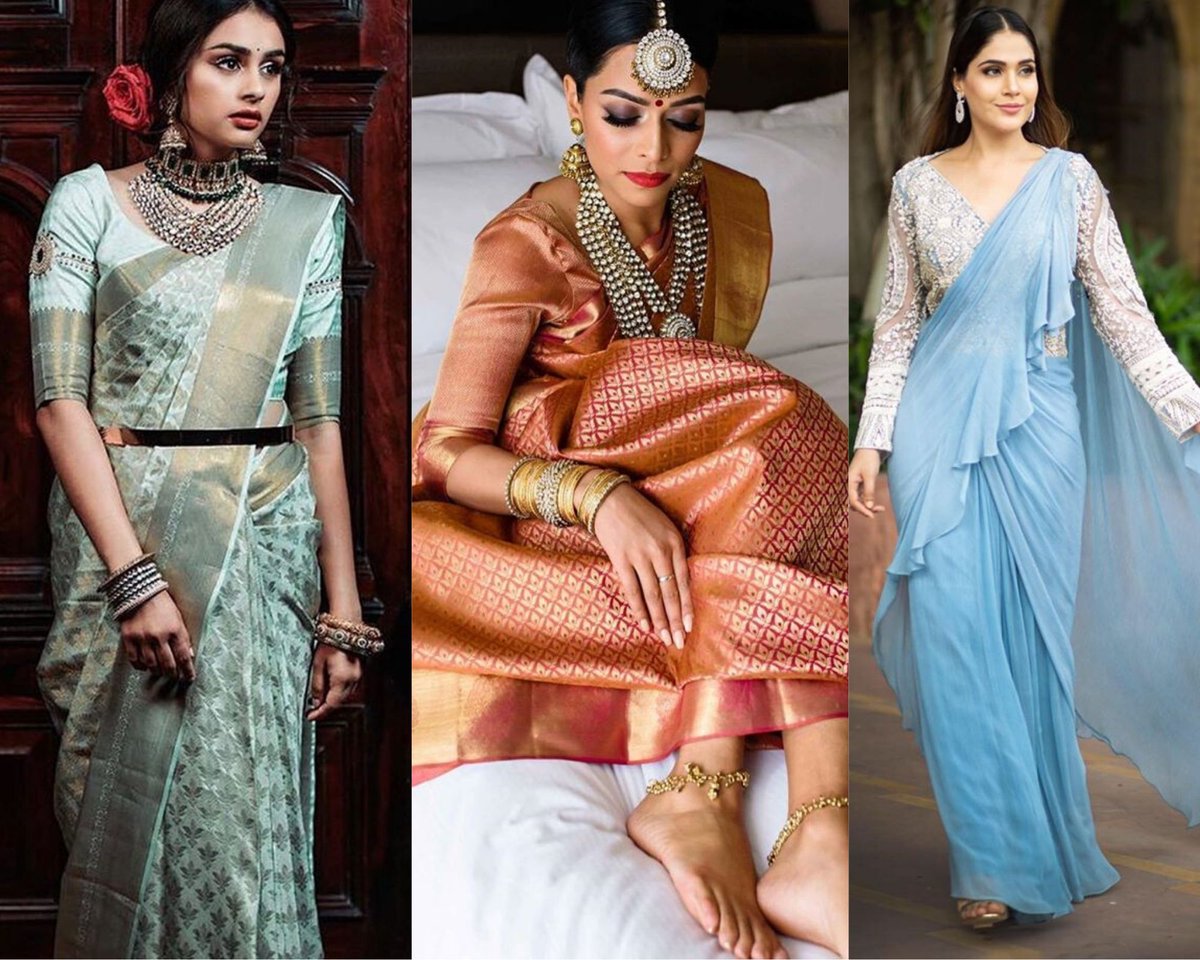 FollowIWS's tweet photo. We can firmly attest to the fact that sarees will never go out of style, and never so for an #Indianwedding.

Here's a bridal saree lookbook for all you #Indianbrides -https://t.co/veeebIba1o https://t.co/LmikoQbFTb