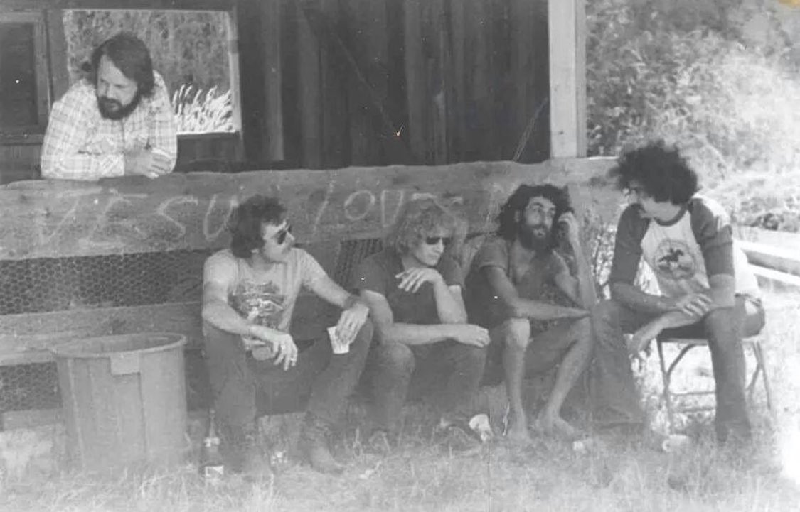 Steve Parish (@bigsteveparish) on Twitter photo Soule Juli Ranch, Opal Willy’s birthday. (Standing) Bruce Hendrix, Joe Winslow, Ramrod, Danny Rifkin, and I. <a href="/GratefulDead/">Grateful Dead</a> #Crew #family #Brothers #BigSteve Soule Juli Ranch, Opal Willy’s birthday. (Standing) Bruce Hendrix, Joe Winslow, Ramrod, Danny Rifkin, and I. <a href="/GratefulDead/">Grateful Dead</a> #Crew #family #Brothers #BigSteve