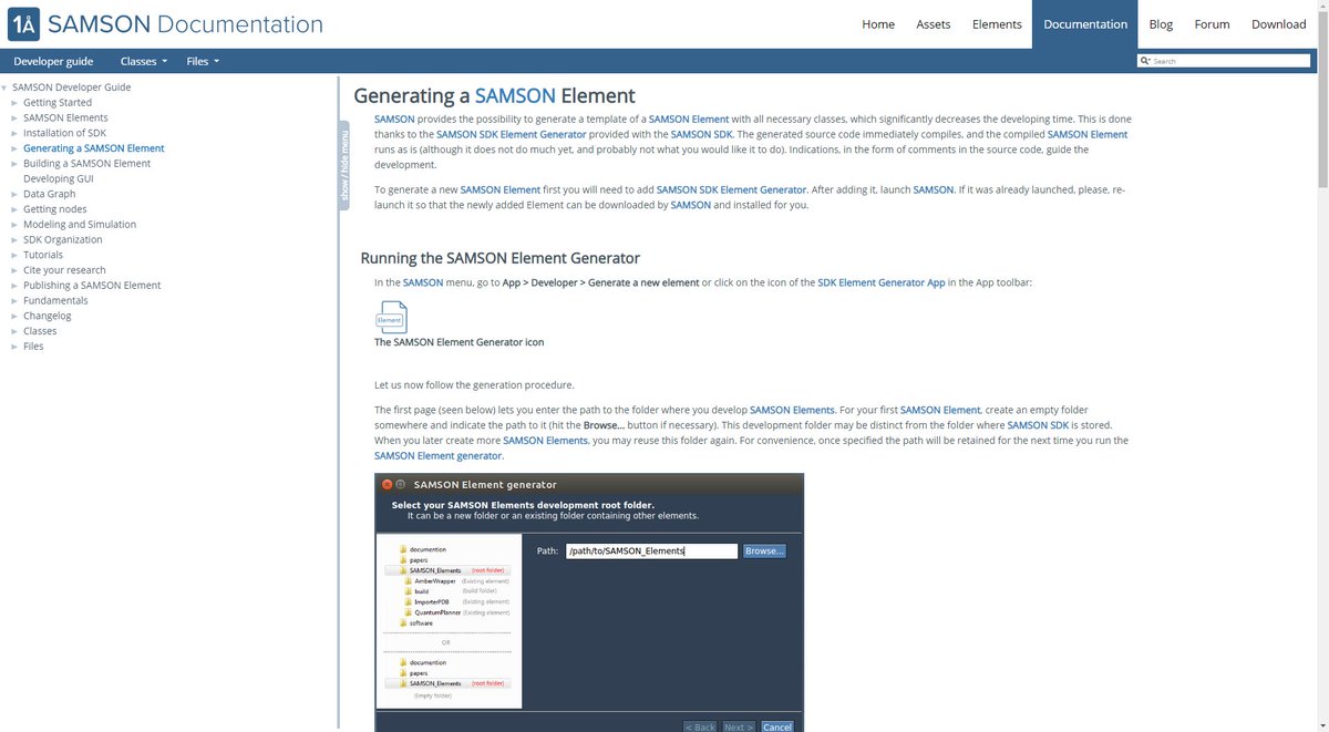 SAMSONConnect's tweet photo. [Developers] Decrease your developing time by generating a SAMSON Element template using the SDK Element Generator.

➡️ SDK Element Generator: https://t.co/SUwFjmvIKe
➡️ Read more: https://t.co/O97po8iPMd

#OneAngstrom #SAMSON #Platform #MolecularModeling  #Developers #CompChem https://t.co/5Xu9NkmpCU
