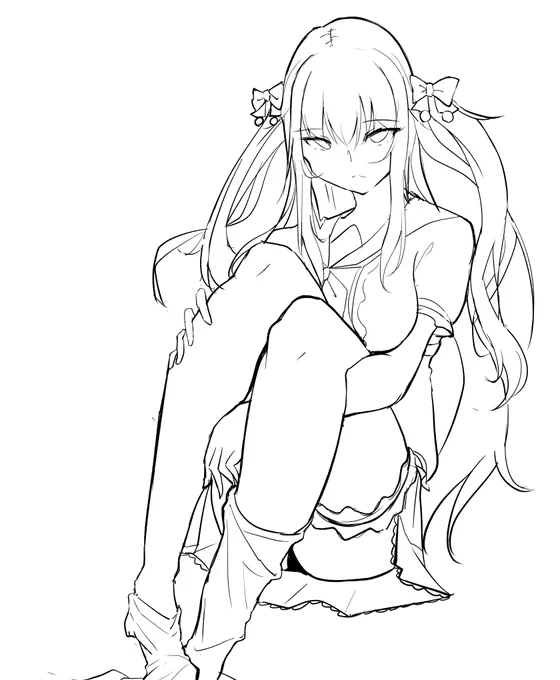 アタリしっかりとって描いたら別の人の絵になった? 