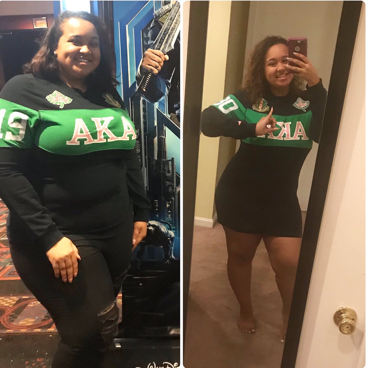Happy Founders day to my pretty Sorors 💚💕 112 years of service #AKA1908 #weightlosswednesday