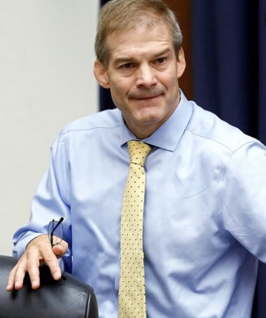 bretterlich's tweet photo. Pelosi is announcing impeachment managers, and she just named Jim Jordan assistant to the regional manager. #jacketoffJim #dwightinLongSleeves https://t.co/VnJAxIzTuZ