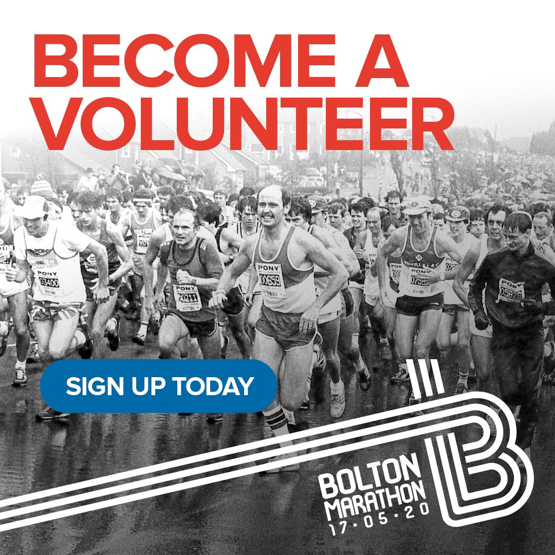 BoltonMarathon's tweet photo. Looking to be part of an amazing event? Volunteer to help at the Bolton Marathon 2020 and be part of our fab team!

https://t.co/Fdtc5yZDK8 

#makeadifference #getinvolved #boltonmarathon #propermarathon #marathon #volunteer #community https://t.co/03s3BqzR78