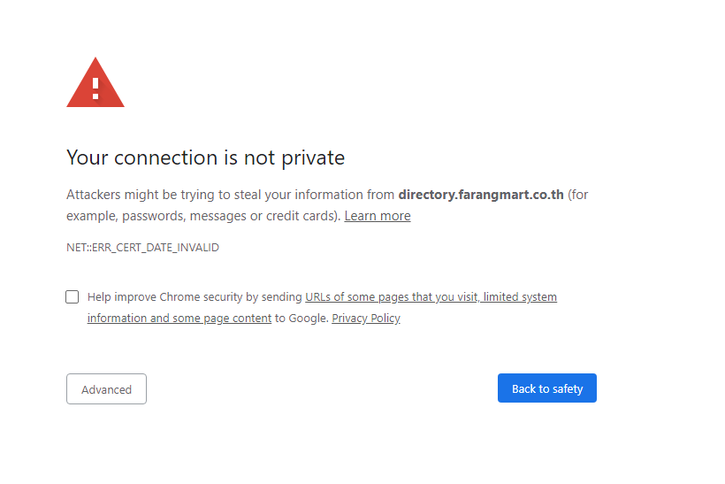 psalisburypool's tweet photo. @FarangMart Hi you might want to put ssl certificate on your web site 

this is the message I get when following your link https://t.co/DeXZDneNID