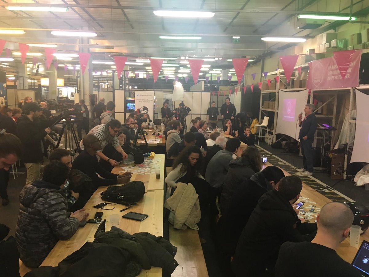 StacksCommunity's tweet image. Shoutout to #Blockstackers Friedger (@fmdroid) and JC for reppin' @blockstack at @ParisP2P last week! 🙌
Friedger and JC discussed verifiable credentials and hosted a workshop on decentralized login & storage. #BlockstackGlobal