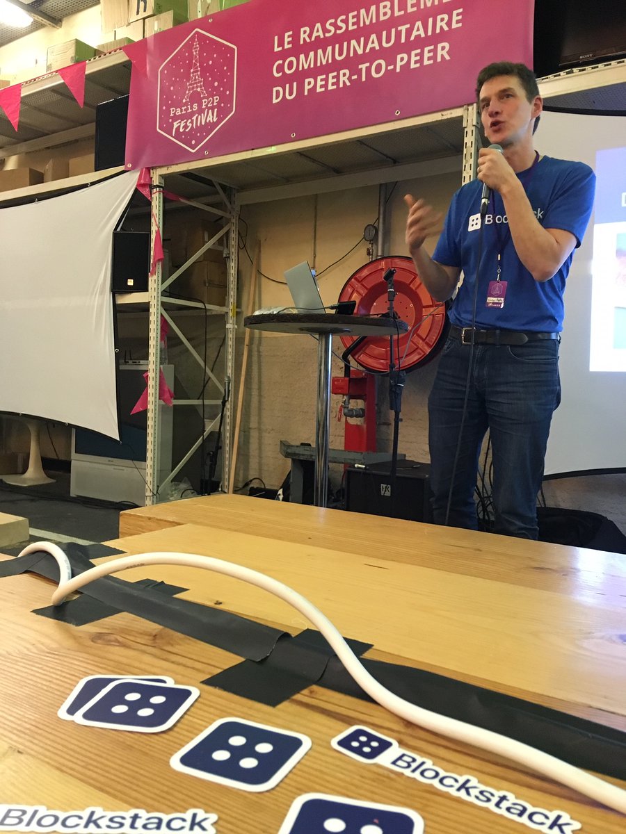 StacksCommunity's tweet image. Shoutout to #Blockstackers Friedger (@fmdroid) and JC for reppin' @blockstack at @ParisP2P last week! 🙌
Friedger and JC discussed verifiable credentials and hosted a workshop on decentralized login & storage. #BlockstackGlobal
