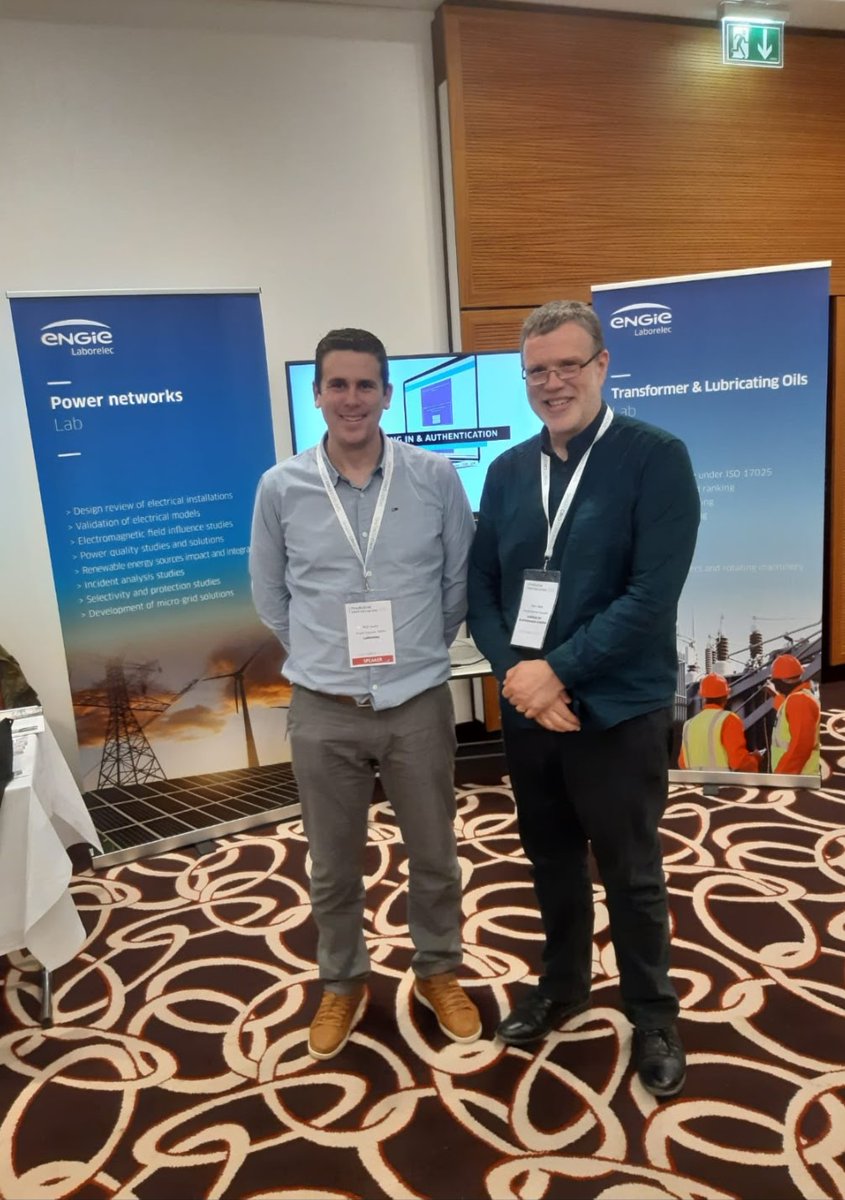 env_analytics's tweet photo. We're talking transformers and digital transformation with #ENGIELaborelec on day 2 of #PredictiveMaintenance2020 #smartgridforums #SmartGrids #PredictiveMaintenance https://t.co/Jg1PU4ZwPf