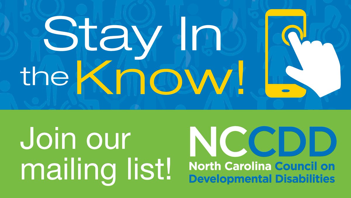 Stay in the know in yellow on a blue background, with an icon of a smartphone. Text reads Join our mailing list. 