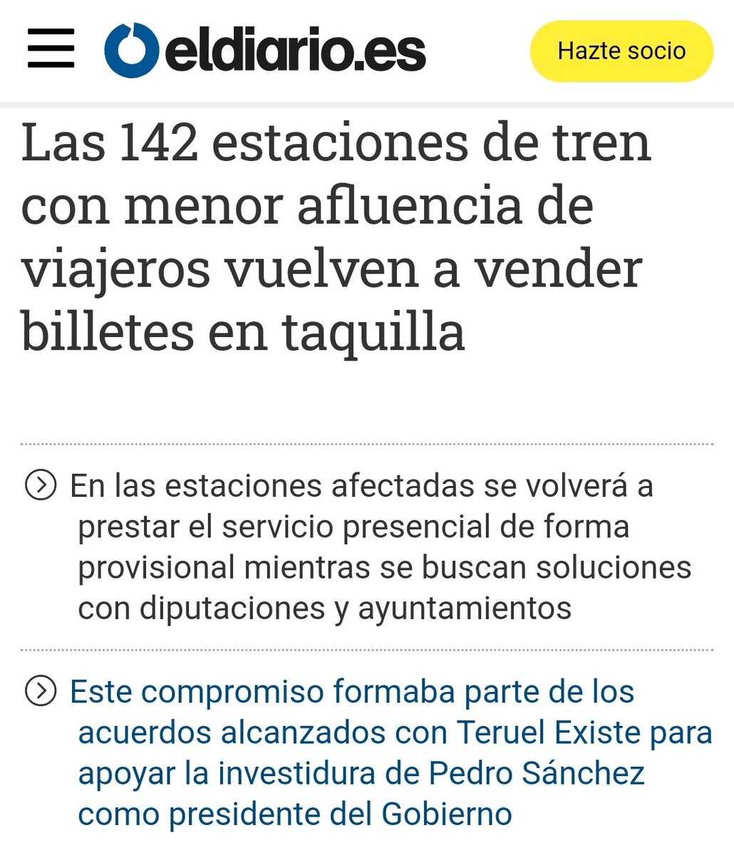 TeruelExiste_'s tweet photo. Las 142 estaciones de tren de la #EspañaVaciada vuelven a abrirse. Un compromiso del Acuerdo de #TeruelExiste,durante 6 meses se estudiará el papel del transporte ferroviario en el #MedioRural, alternativa a la lucha del cambio climático y la #despoblación https://t.co/H7soUDXOOX https://t.co/mVQ6SXNsrE