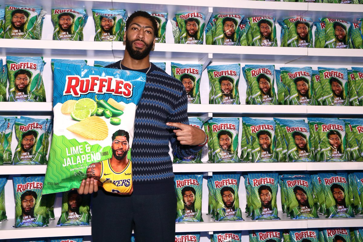 NBA culture has music and fashion covered; now <a href="/Ruffles/">RUFFLES</a> is bringing flavor in collaboration with  <a href="/AntDavis23/">Anthony Davis</a>. This Lime &amp; Jalapeno Ruffles flavor may just make “chip deals” a thing.
