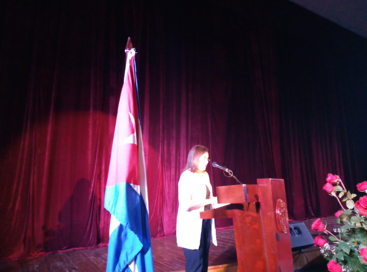 Ministra del <a href="/citmacuba/">Ministerio de Ciencia, Tecnología y Medio Ambiente</a> <a href="/ElbaRosaPM/">Elba Rosa</a> señala los excelentes resultados de #VillaClara y #UCLVconCiencia en el trabajo de la ciencia ##CienciaCubana #VamosPorMás