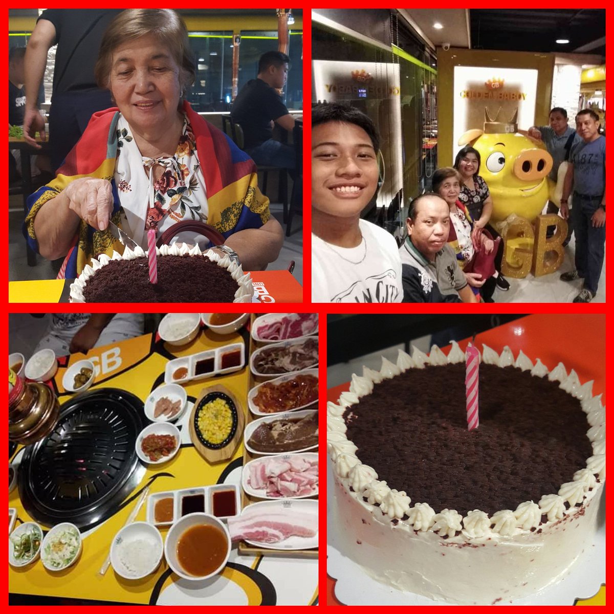 WillowKimura's tweet photo. Happy 81st Birthday, Mommie! May you always be blessed with good health, a long n fruitful life, n may your heart overflow with love, peace, happiness n contentment. We love you, eternally. ❤❤❤ #Mommie81 #blessed #lafamille #redvelvetcake #TheWillowTree #goldenbaboymaginhawa https://t.co/93gSGtDPWp
