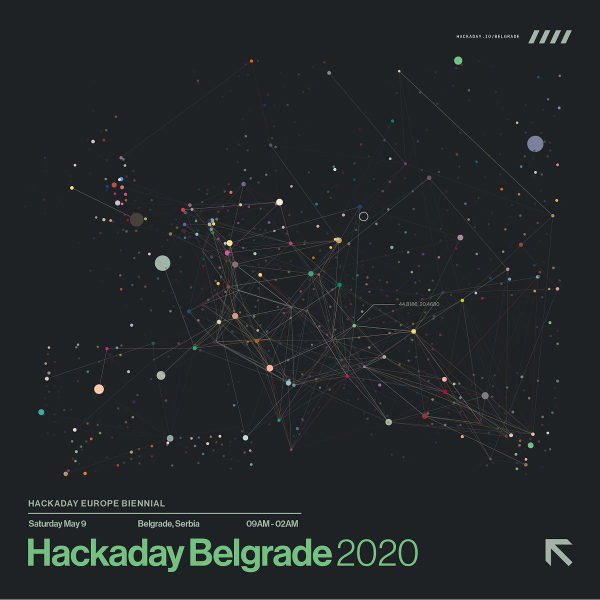 hackaday's tweet photo. #HackadayBelgrade returns 9. May 2020! From learning new tools to fabrication adventures, from code-wrangling to pulling off an art installation, from hardware history to the impossible made possible, we need to hear your stories! Call for proposals: https://t.co/2LlvyMKB66 https://t.co/oeTMbyvYcc