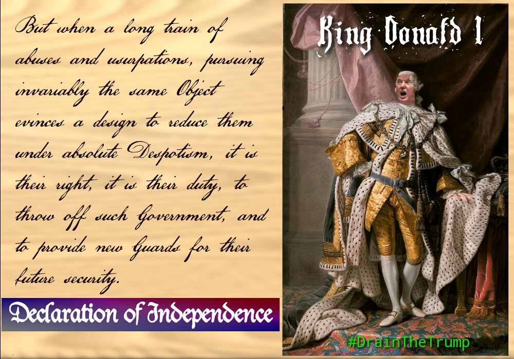 ArenaCops's tweet image. 🙄🤔 Tyrants &amp;amp; despots aren't known not to kill their own grandma.

Tyrants &amp;amp; despots were the ones the Founding Fathers fought against. 

#DrainTheTrump #MobbedUp #WannabeTyrant #AttackingAmerica