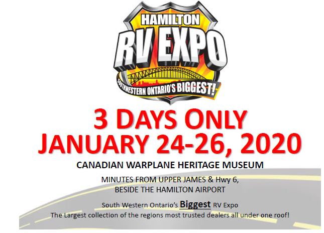 HamiltonRVexpo's tweet photo. Tickets are selling fast, dont miss out on the discounted pricing visit https://t.co/Vf2NKfUu36 and SAVE!  
#HamRVexpo at the Canadian Warplane Heritage Museum Jan 24-26, 2020 3 Days Only 1000's sq ft jammed of #RV's #RVFever https://t.co/lUFZ7KoklU