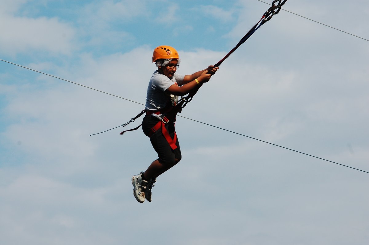 HIC_NJ's tweet photo. Did you know that our high ropes course features a zip line, giant swing, climbing tower, flying squirrel, burma bridge, air rings, horizontal ladder, and a vine walk? No need for coffee at camp with activities like these! https://t.co/YtHd3QobBV