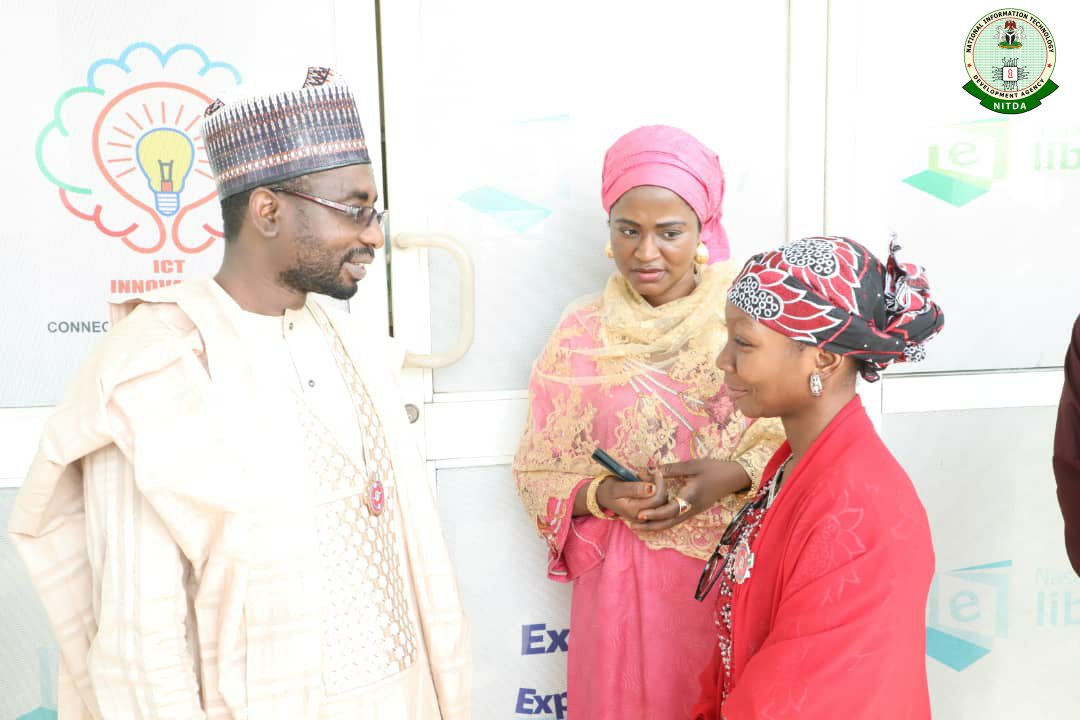 NITDANigeria's tweet photo. To ensure that ICT facilities are fully utilised and maintained, the Director General, @NITDANigeria, @KashifuInuwa inspected the Ta'al Model eLibrary Centre in Lafia. https://t.co/vjIwBhBRPz