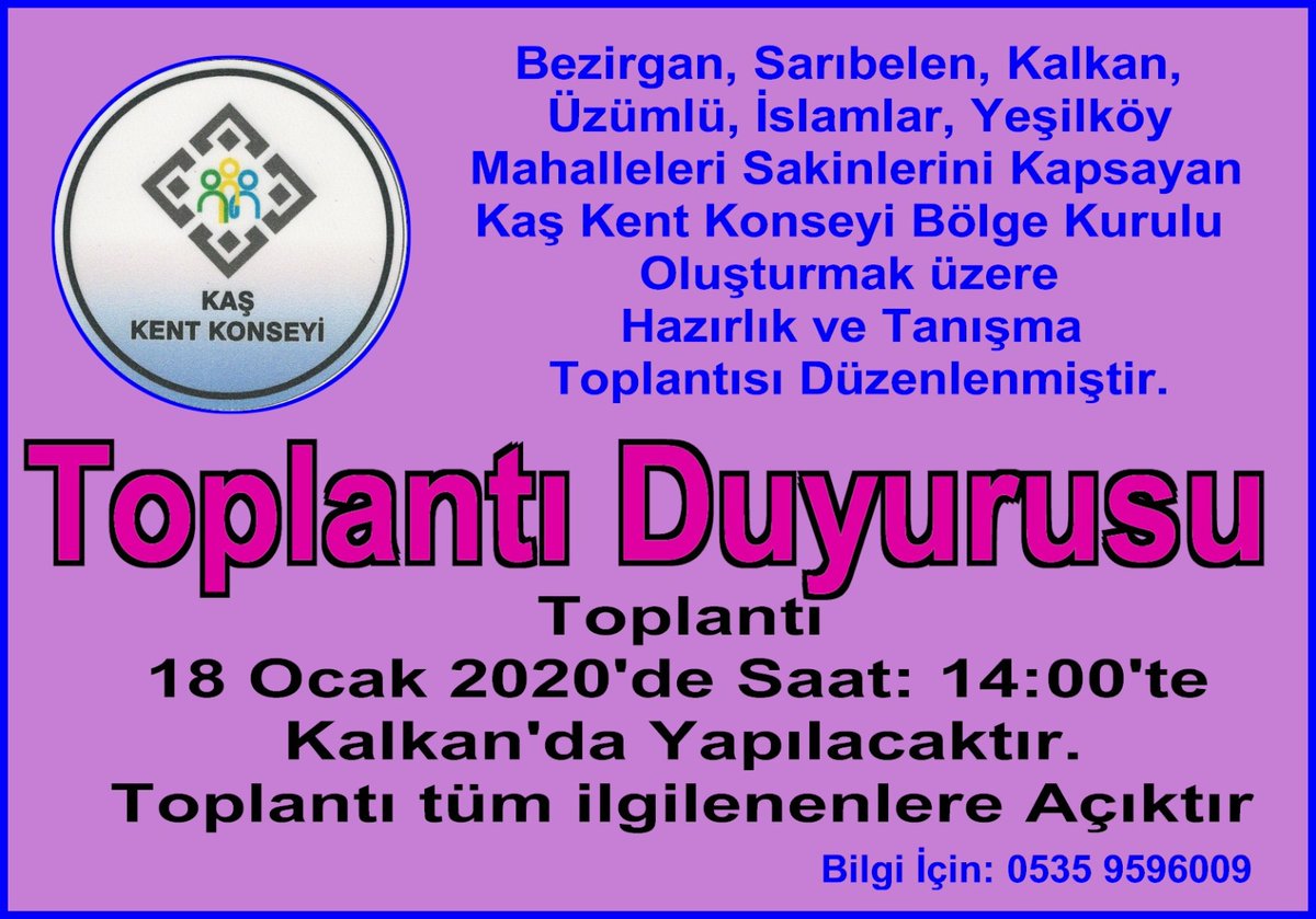 Toplantı yeri: Yediveren Dibek Kahvesi