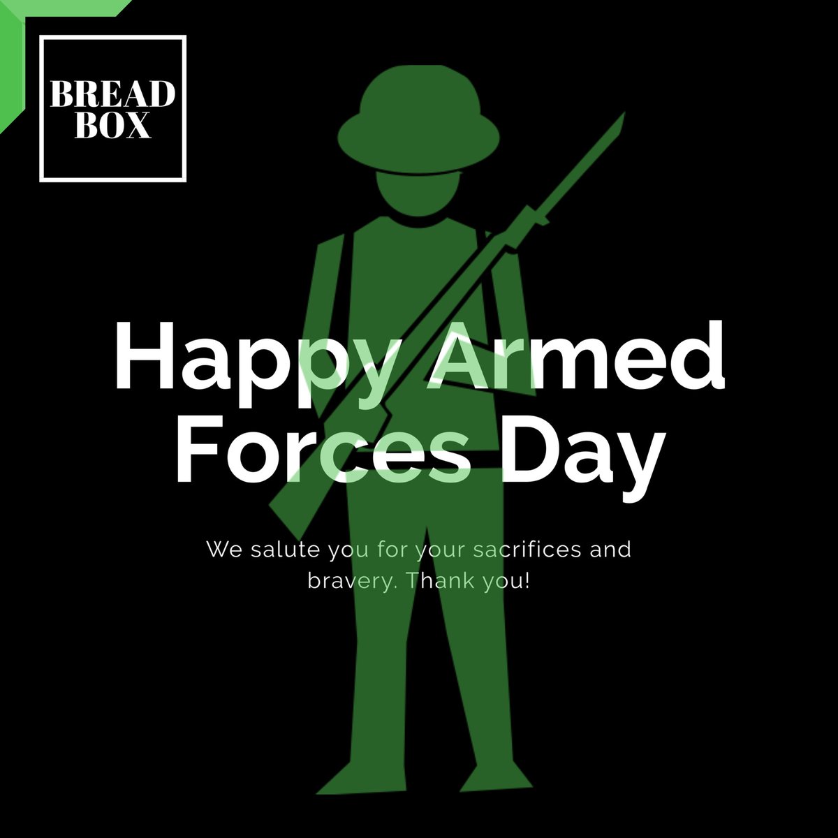 BreadboxNigeria's tweet photo. Happy armed forces rememberance day.
#ArmedForcesRemembranceDay #Nigeria https://t.co/m2FHxtneCp