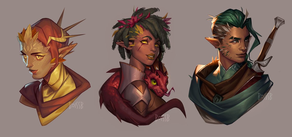 BoissB_'s tweet photo. It's #PortfolioDay !
I'm Blanca (BoissB), a Spanish artist who works on concept art and illustration in diverse styles and focused on character creation! 
I love to work on the narrative and personality of designs. https://t.co/ZCr9JAaTs3