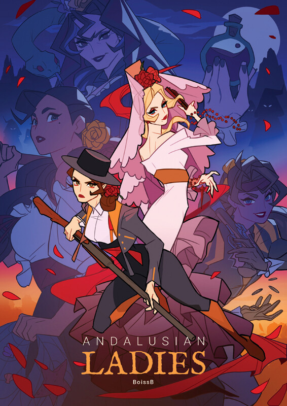 BoissB_'s tweet photo. It's #PortfolioDay !
I'm Blanca (BoissB), a Spanish artist who works on concept art and illustration in diverse styles and focused on character creation! 
I love to work on the narrative and personality of designs. https://t.co/ZCr9JAaTs3