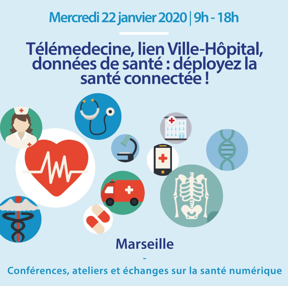 RDV à #Marseille "Le Cloître" 20 Boulevard Madeleine Rémusat pour un e-change sur la #Télémédecine le 22/01 <a href="/MaRegionSud/">Région Sud</a>, @CiuSante, <a href="/urps_ml_paca/">URPS Médecins PACA</a> 
linkedin.com/in/viviana-per…