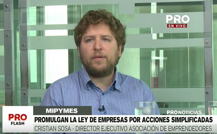 canalpropy's tweet photo. Se promulgó ley de empresas por acciones simplificadas, siguiente paso es preparar reglamentación que podría estar para junio de este año. Herramienta permitirá acelerar el proceso para la formalización de mipymes, según explicó Cristian Sosa de Asoc. de Emprendedores #PROFLASH https://t.co/c3H3HOrSEC