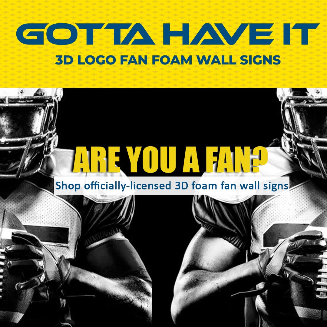 Are you a fan?

Shop officially-licensed 3D foam fan wall signs...

gottahaveitfanfoams.com