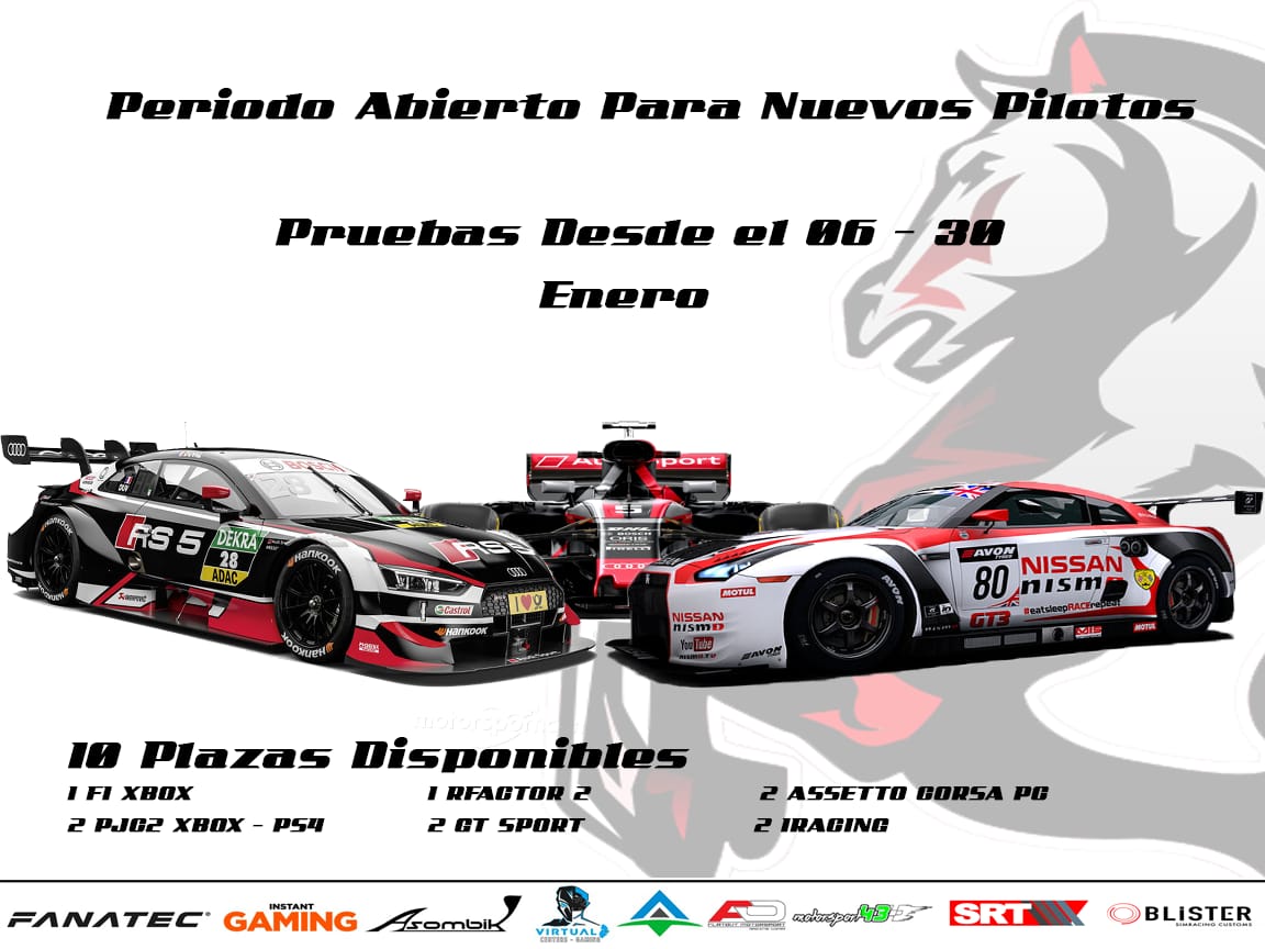 📢Vamos seguir animandose‼️ que ya estamos casi a mediados de mes y aún sigue abierto el plazo para pode formar parte de un gran equipo como <a href="/WorldDrivers/">TheDriversWorld</a> WCD.
Si tienes ganas ponte las pilas, os esperamos‼️
Recuerda para más info:
⬇️                ⬇️
Wcd_pilotos@hotmail.com