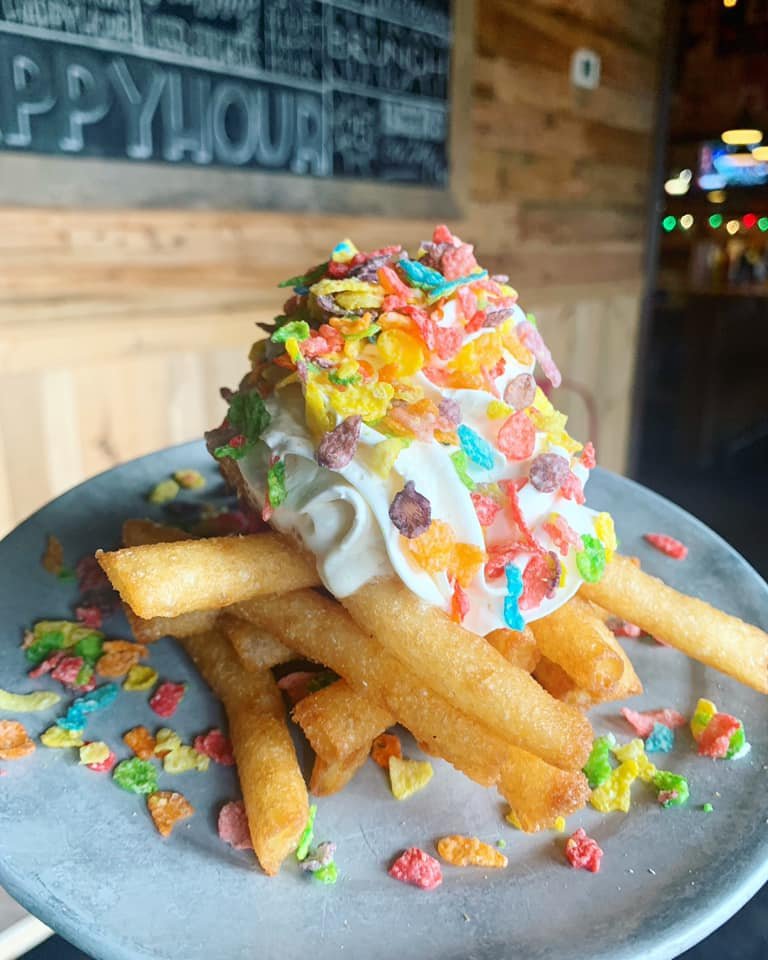 Greenville_SC's tweet photo. There's still time to enjoy @RestaurantSC and try delicious restaurants featuring special menus and dishes, like these Fruity Pebble Funnel Cake Fries at @LTOBurgerBar — only available until Jan. 19! FULL LIST: https://t.co/CFie8Ca6e7 // #yeahTHATgreenville

[📷: @LTOBurgerBar] https://t.co/bj58N3rDzE