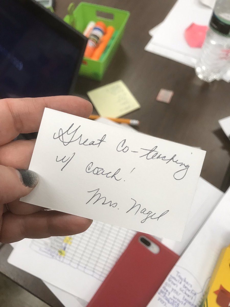 146reads1's tweet photo. Coteaching in room 16 is always a wonderful experience for me. I am not only building relationships with peers, but students as well. And it’s a bonus that @tnagel4 was able to observe our experience #ilovemyjob @SusanaArreola7 #ell #highstandardsforall #uptherigor https://t.co/WabJclaT7L