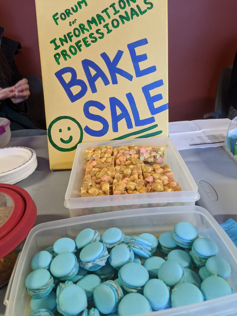 FIPualberta's tweet photo. The #FIP2020 Bake Sale is in full swing in the first floor hallway of Education North 😍
All goodies are sold by donation in support of the FIP student conference until 3pm. We hope you can stop by! #LIS #librarystudents #ualberta #SLIS https://t.co/2XkFuihHeD