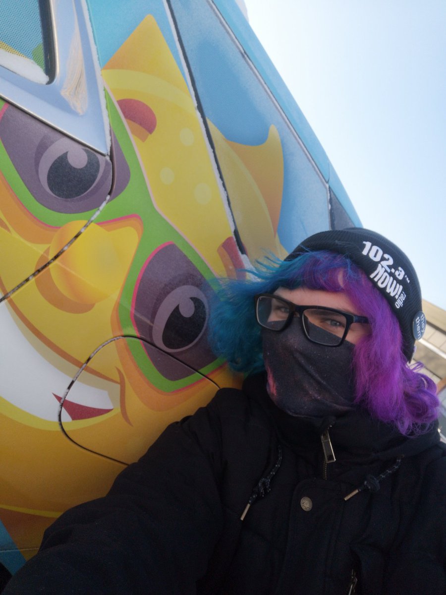 Now_Iced_Tee's tweet photo. What's happening NOW family! It's a frigid day, but the @NOWtrucksicle is rolling out and stocked with popsicles AND some hot chocolate! Hope to see you soon!#NOWTrucksicle #1023NOWRadio https://t.co/jaUiMo1zDb