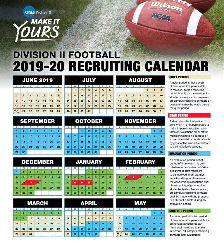IamClint_C's tweet photo. - Starting 1/16 (DII) and 1/17 (D1) the college football "Contact" period begins. Coaches are allowed to make in-person, off-campus recruiting contacts / evals.

- Make sure you are in school &amp; ready to impress! Coaches will be meeting with 2020's &amp; "Eyeballing" underclassmen. https://t.co/vt7EmYRoCb