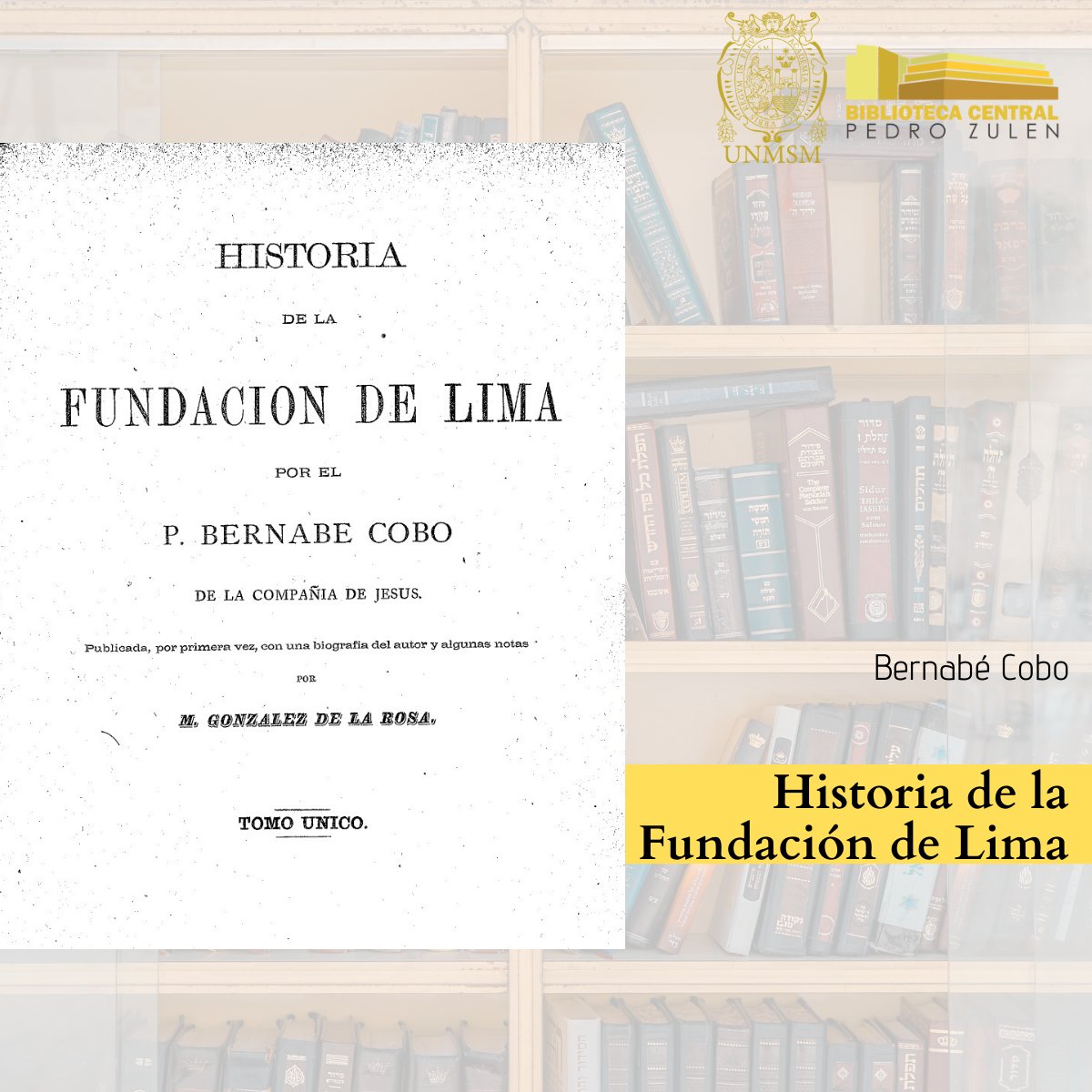 Biblioteca Central UNMSM tweet media