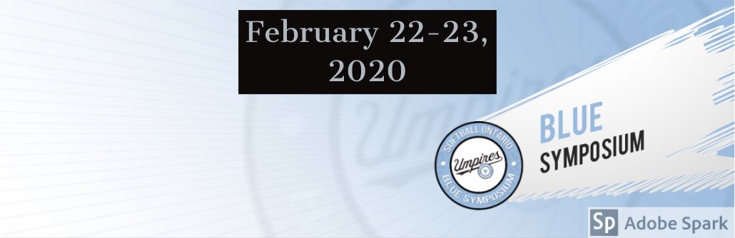 Registration for the 2020 Blue Symposium is now live! 

Visit softballontario.ca/blue-symposium/ and click on registration! 
🔵🥎