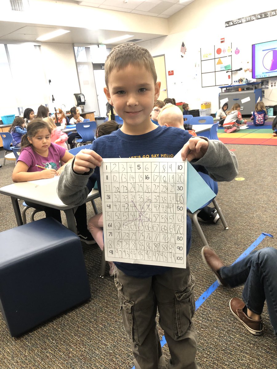 SweetKinders's tweet photo. Writing to 100! Getting ready for the 100th day of school! @KinderWKristin @CRPUSDCrane https://t.co/66qxnJc6ef