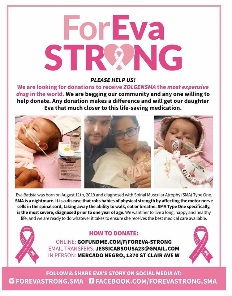 itsbrittles's tweet photo. Eva needs our help. Please share her story, donate to her Go Fund Me, say a prayer for her. She is a warrior, she needs our help to fight and get #Zolgensma #ForEvaStrong 💖💪🏼 https://t.co/UtzcjqOLtH
