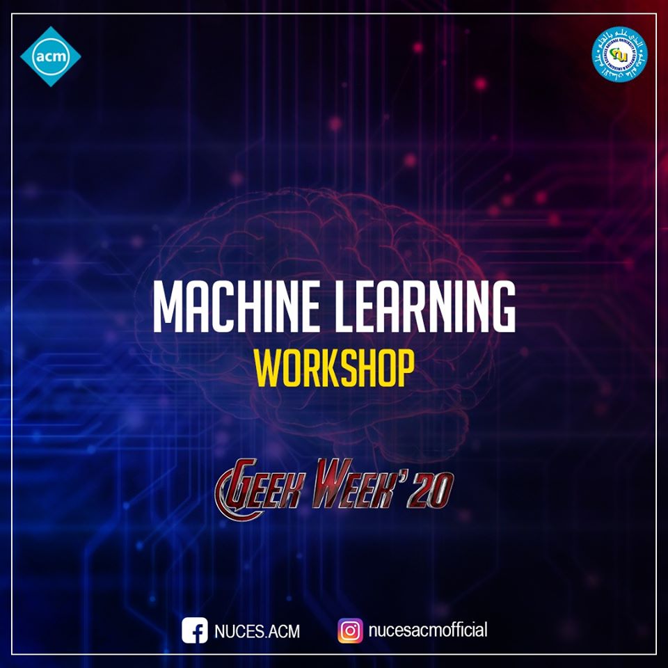 nucesacm's tweet photo. What is Machine Learning? It is an application of AI that provides systems the ability to learn and improve without being explicitly programmed.
Excited to know more??? Join us by attending "Machine Learning Workshop" on GeekWeek '20, and follow us for more!!!
#GeekWeek_20 #ACM https://t.co/Yb2jRt3udO