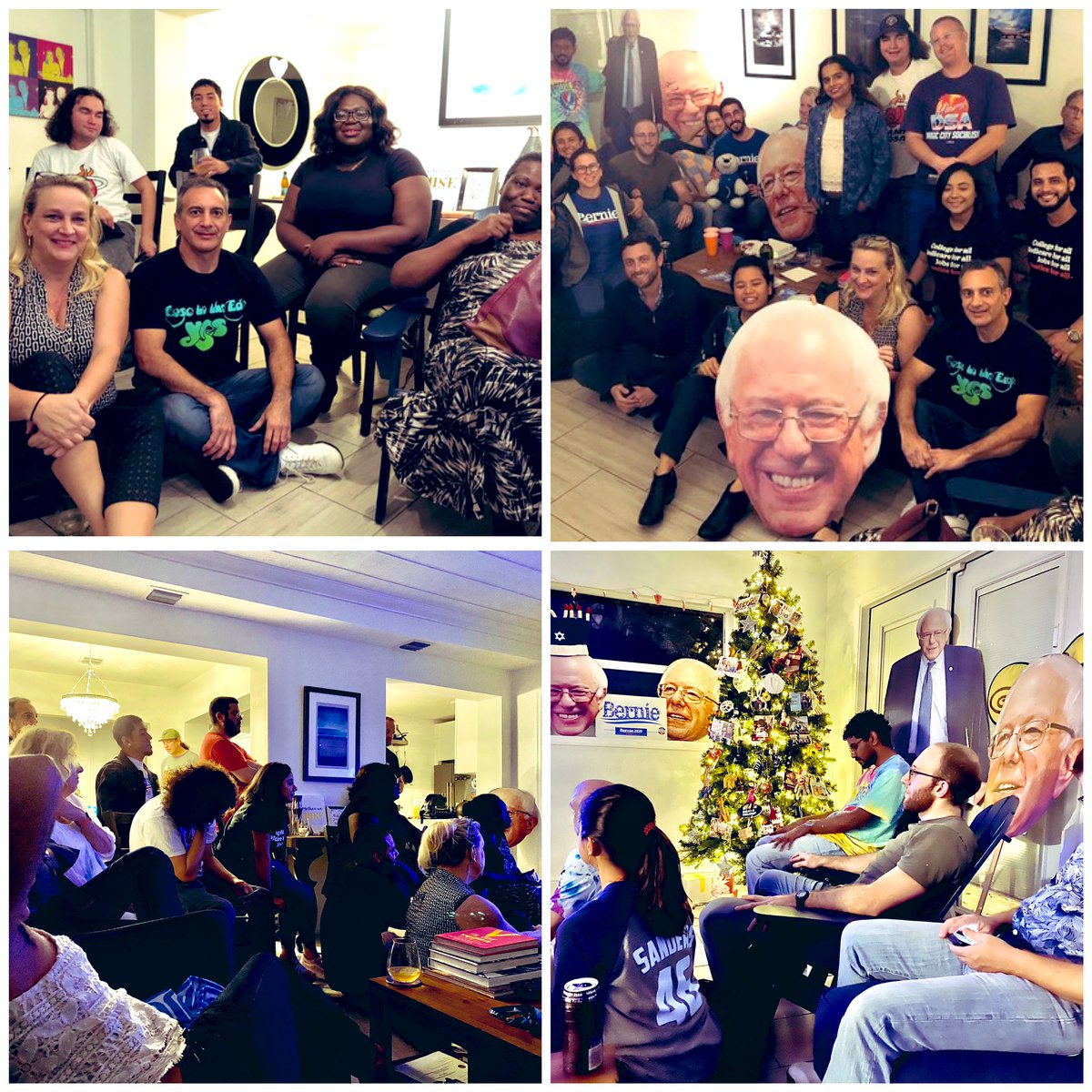FL4Bernie2020's tweet photo. Florida for Bernie had 20 debate watch parties..and no one has more Bernie BigHeads and Bernie Bears than Team Miami!! 🧸🎉

#NotMeUs #Bernie2020 #ITrustBernie #WomenForBernie #FloridaForBernie #StudentsForBernie #LGBTForBernie #UnidosConBernie #DemDebates https://t.co/GMCTUAu2Lp