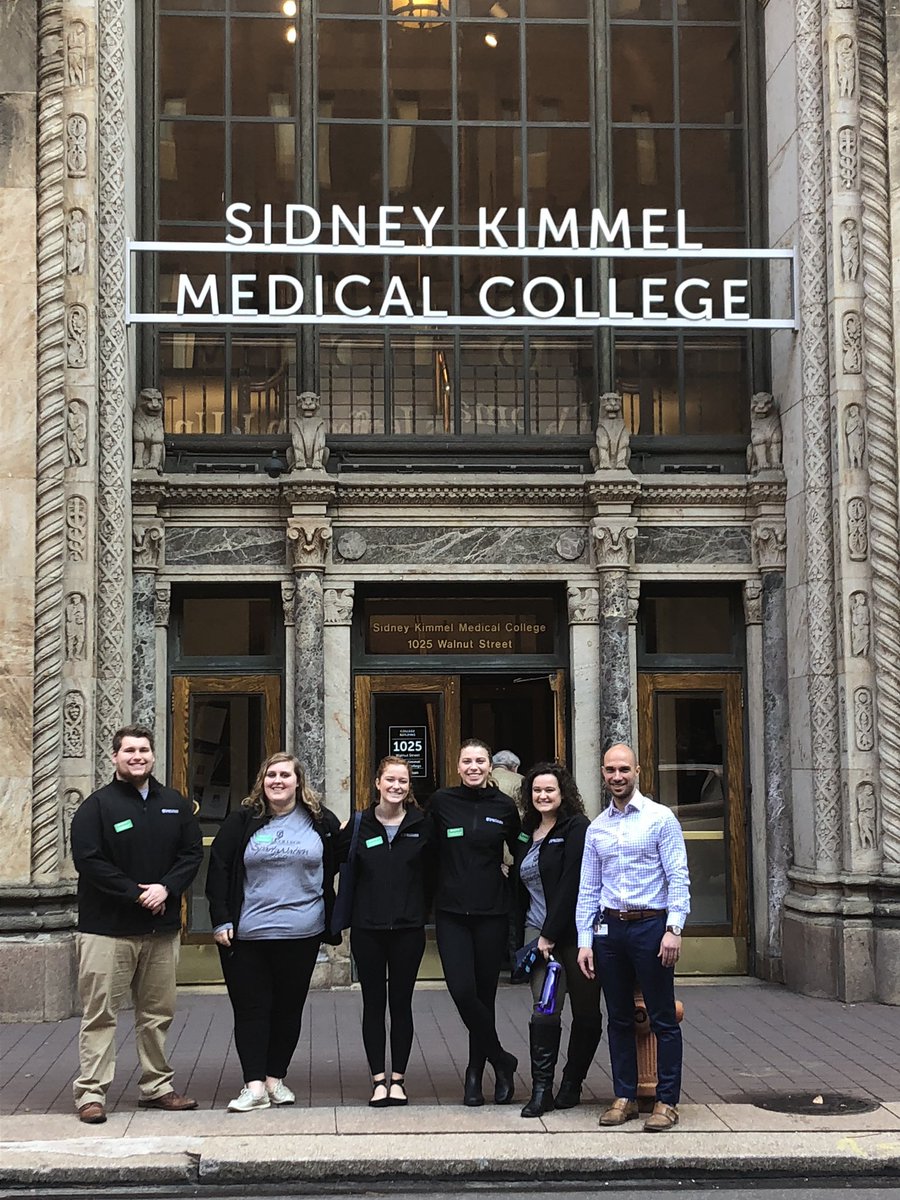 YCPAlumni's tweet image. Thank you Rich Crespo ‘05 @KimmelCancerCtr for a great tour and site visit for our @yorkcollegepa #SpartaNation #YCPRoadCrew.