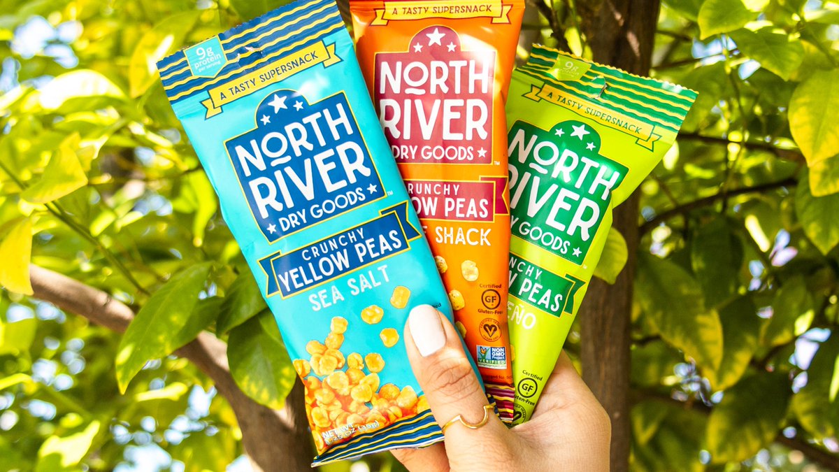 Give yourself peas of mind 😉 with a stash of  <a href="/northriverdg/">NorthRiverDryGoods</a>'s Pea snacks!