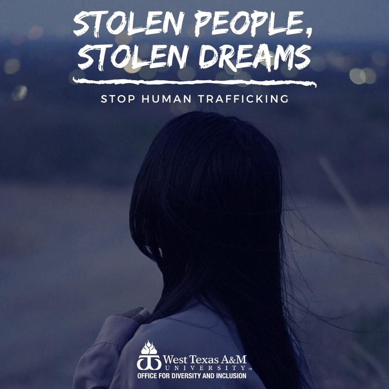 WT_OEC's tweet photo. January is National Slavery and Human Trafficking Prevention Month. Nearly 25 million women, men and children around the world are exploited. All it takes is one observant police officer, hotel worker or bystander to speak up and save a victim. #IMatter #IMatterWT https://t.co/pqz3LXfKXd