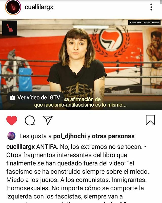 Podeu vore a Youtube i Instagram TV l'últim video del @cuellilargx on junt a les companyes de <a href="/l_obrera/">L'Obrera</a> expliquen qué està passant últimament amb el moviment de manipulació del concepte del antifeixisme sobretot als medis tradicionals.
Passeu aquest vide… ift.tt/36XVOYP