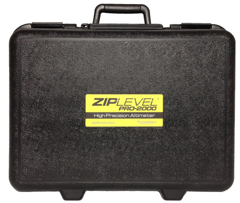 Here is one of two of our very popular altimeter cases. The Standard duty shipping case for the ZIPLEVEL PRO-2000 and PRO-2000B. It includes, A Custom Foam Insert, Positive-lock latches and a Padlock hasp. Visit our website today for more details ziplevel.com.