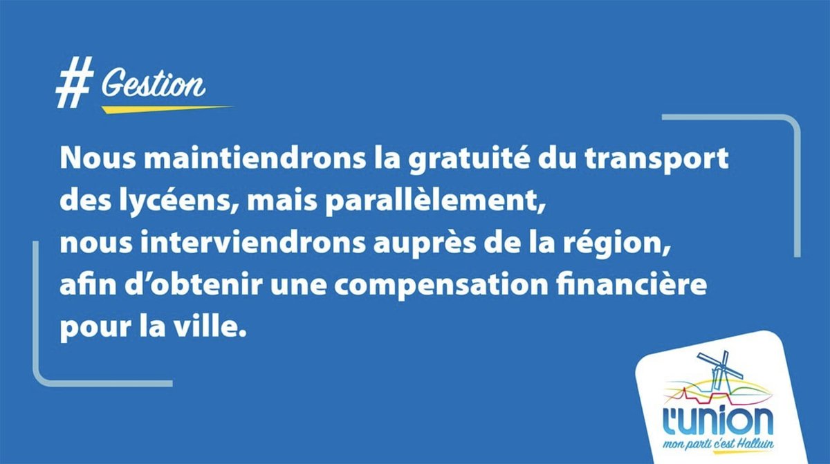 Jcdestailleur On Twitter Halluin Unionhalluin Transportdeslyceens Financement