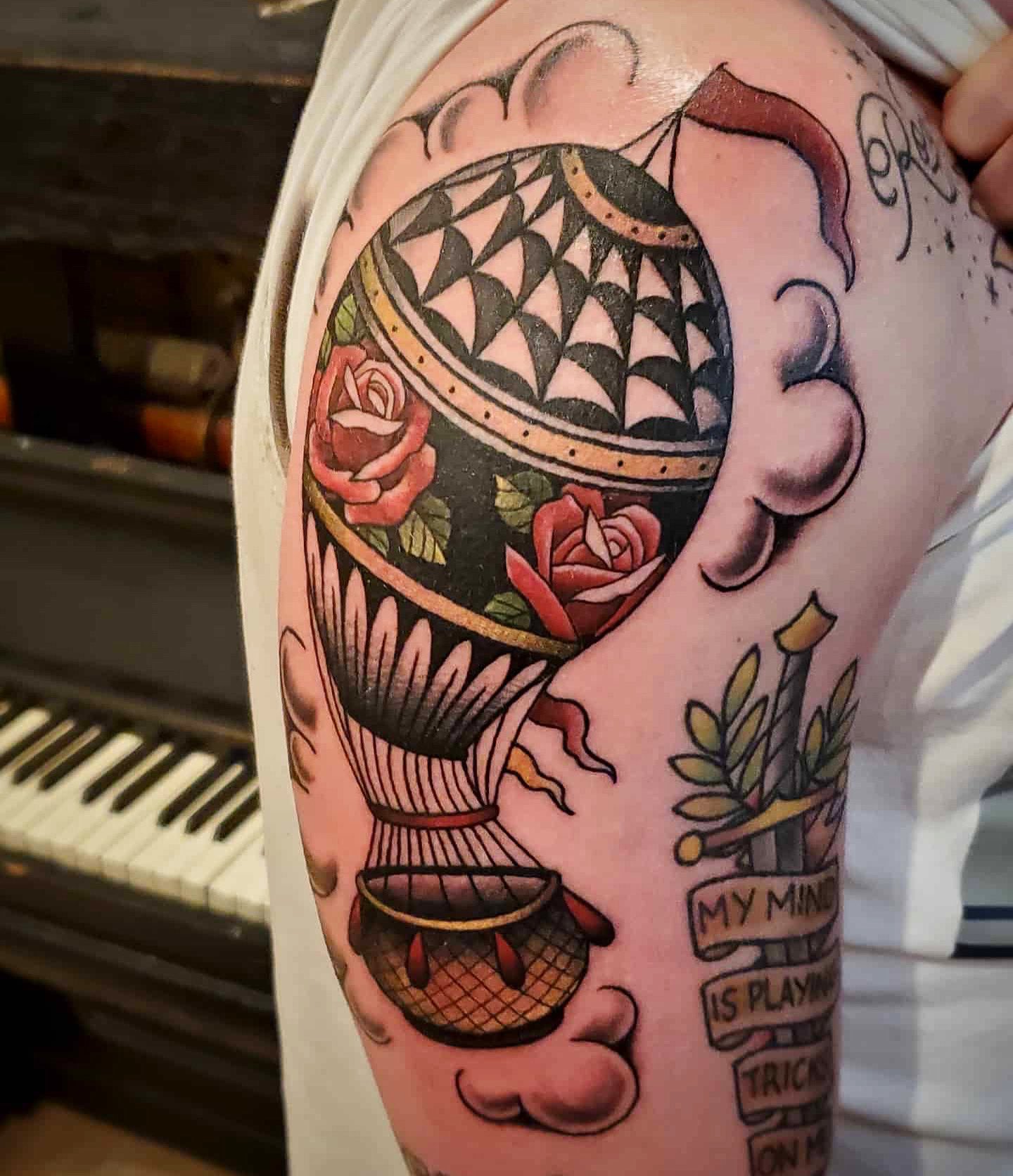 What Does Hot Air Balloon Tattoo Mean  Represent Symbolism