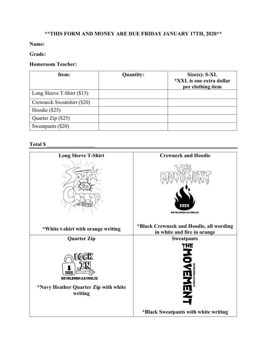 BecahiMovement's tweet image. MERCH ORDERS DUE THIS FRIDAY‼️ FORMS CAN BE FOUND IN ROOM 111!! help support the movement and the lock in💥